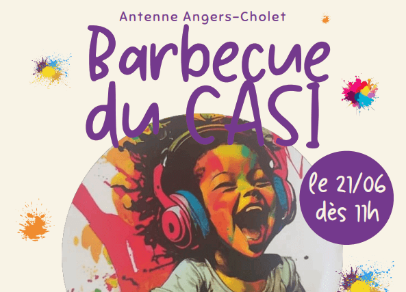 Affiche du barbecue du casi prévu le 21 juin 2025