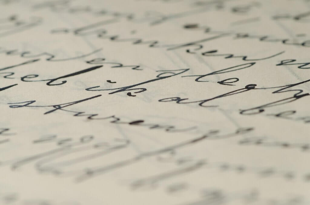 Lettre manuscrite
