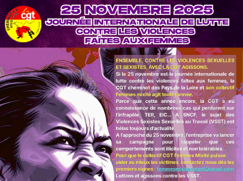 25 Novembre: journée internationale de lutte contre les violences faites aux femmes