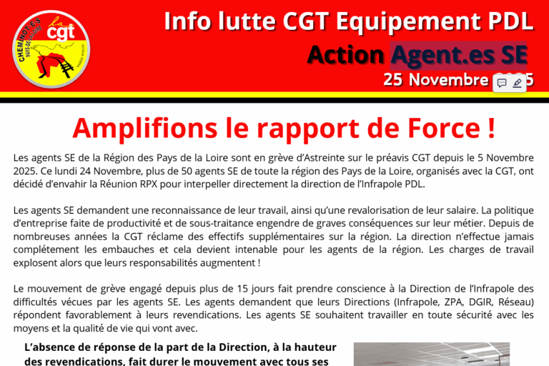 Agent·es SE : amplifions le rapport de force