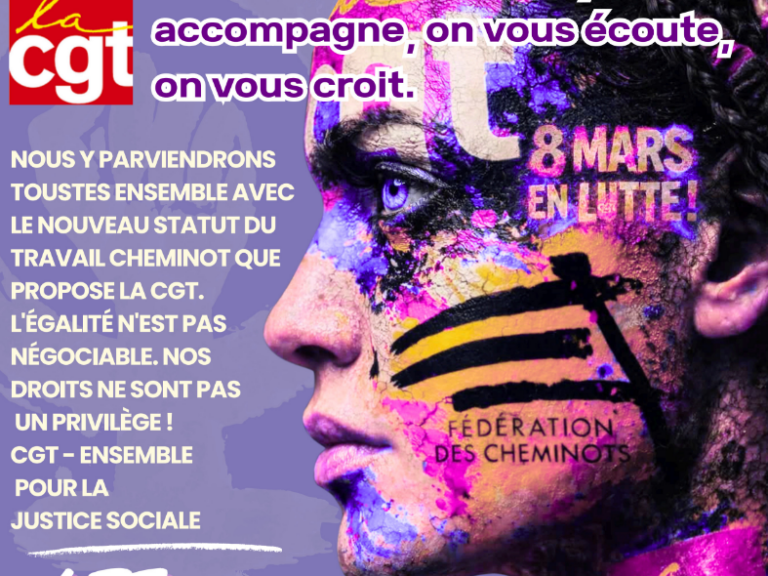 8 mars : journée de lutte pour le droit des femmes