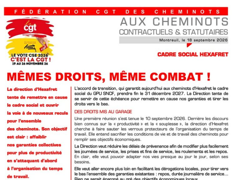 Mêmes droits, même combat !